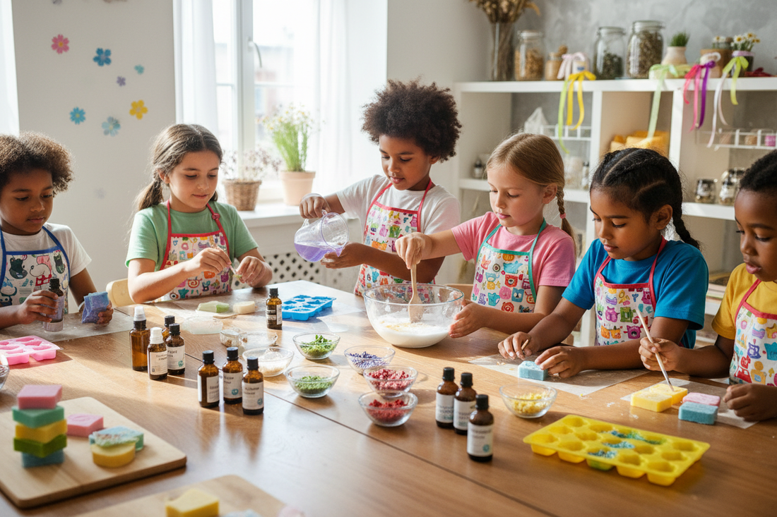 The Real Skills Kids Learn From Soap-Making Kits